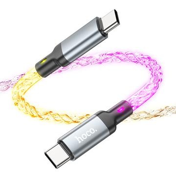 Hoco U112 Shine 60W USB-C / Câble USB-C - 1m - Gris