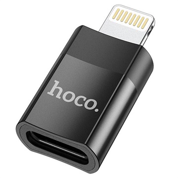 Adaptateur Lightning/USB-C Hoco UA17 - USB 2.0, 5V/2A - Noir