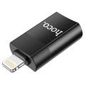 Adaptateur OTG Hoco UA17 USB 2.0 vers Lightning - Noir