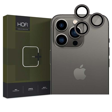 Protecteur d\'Objectif iPhone 15 Pro/15 Pro Max Hofi Camring Pro+ - Bord Noir