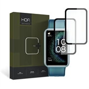 Protecteur d’Écran - 9H - Huawei Watch Fit SE en Verre Trempé - Hofi Hybrid Pro+ - Bord Noir - 2 pièces