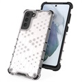 Coque Hybride Samsung Galaxy S21 FE 5G Honeycomb Armored - Transparente