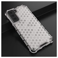 Coque Hybride Samsung Galaxy S21 FE 5G Honeycomb Armored - Transparente