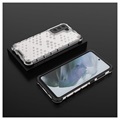 Coque Hybride Samsung Galaxy S21 FE 5G Honeycomb Armored - Transparente