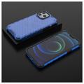 Coque Hybride iPhone 14 Pro Honeycomb Armored - Bleue