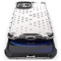 Coque Hybride iPhone 14 Pro Honeycomb Armored - Transparente