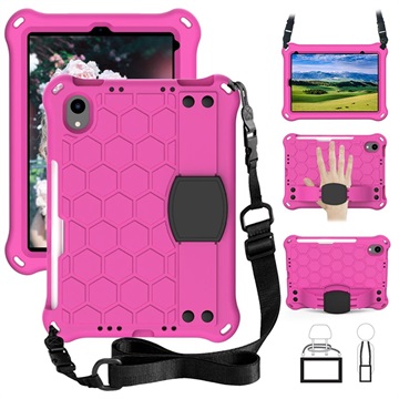 Étui iPad Mini (2021) EVA - Série Honeycomb - Rose Vif