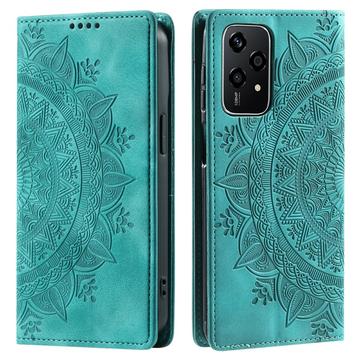Étui Portefeuille Honor 200 Lite Mandala Série - Vert