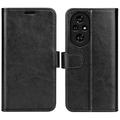 Étui Portefeuille Honor 200 Pro avec Fermeture Magnétique (Emballage ouvert - Excellent) - Noir