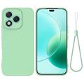 Coque Honor 400 Lite en silicone liquide avec dragonne
