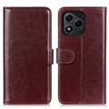 Etui portefeuille Honor 400 Lite avec fermeture magnétique - Marron