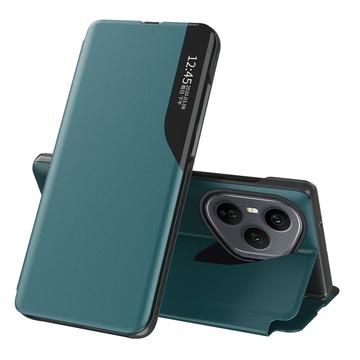 Housse Portefeuille Pour Honor 400 Smart – Cuir PU, Rabat Magnétique, 2 Fentes Cartes, Fonction Support, Bleu Foncé