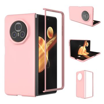 Coque Honor Magic V3 en Plastique Caoutchouté - Rose
