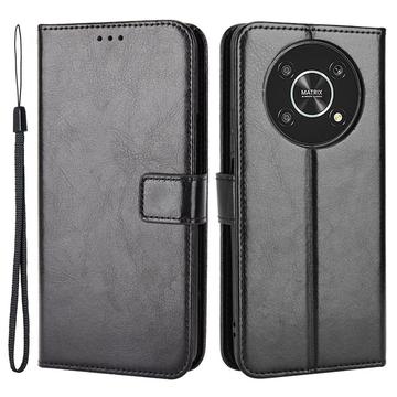 Étui Portefeuille Honor Magic4 Lite/X30/X9 5G avec Fermeture Magnétique - Noir