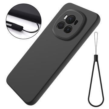 Coque Honor Magic6 en Silicone Liquide - Noire