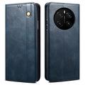 Étui Portefeuille Honor Magic7 Pro avec Fermeture Magnétique - Bleu