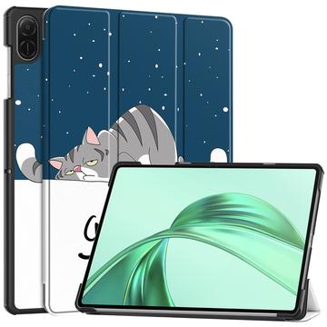 Étui à Rabat Smart Honor Pad X8a - Série Tri-Fold - Chat