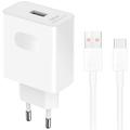 Adaptateur d'alimentation Honor SuperCharge avec câble USB-C HN-110600E00 - 66W - Blanc