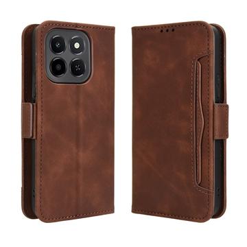 Étui portefeuille Honor X6c Porte-Cartes - Marron