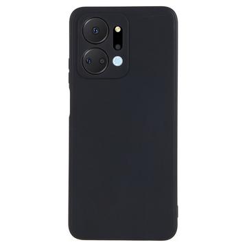 Coque Honor X7a en TPU Mate Anti-Empreintes - Noire