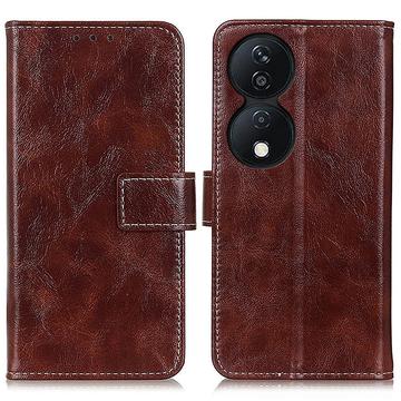Étui Portefeuille Honor X7b/90 Smart avec Fermeture Magnétique - Marron