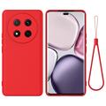 Coque Honor X60 Pro/X9c/Magic7 Lite en silicone liquide avec dragonne