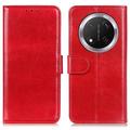 Étui Portefeuille Honor X60 Pro/X9c/Magic7 Lite avec Fermeture Magnétique - Rouge