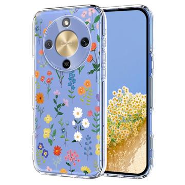 Coque Honor X9d en TPU à motif floral