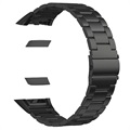 Huawei Band 6, Honor Band 6 Bracelet en Acier Inoxydable - 37mm - Noir