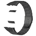 Huawei Band 6, Honor Band 6 Bracelet en Acier Inoxydable - 37mm - Noir