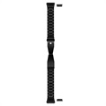 Huawei Band 6, Honor Band 6 Bracelet en Acier Inoxydable - 37mm - Noir