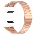 Huawei Band 6, Honor Band 6 Bracelet en Acier Inoxydable - 37mm - Rose Doré