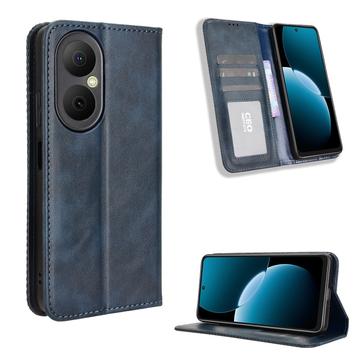 Étui Portefeuille Huawei Enjoy 80 avec Fermeture Magnétique - Rétro