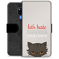 Étui Portefeuille Premium Huawei Mate 20 - Chat en Colère