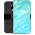 Étui Portefeuille Premium Huawei Mate 20 - Marbre Bleu