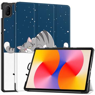 Étui à Rabat Smart Huawei MatePad SE 11 - Série Tri-Fold - Chat