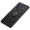 Coque Huawei Nova 10 en TPU avec Bague de Support - Noire