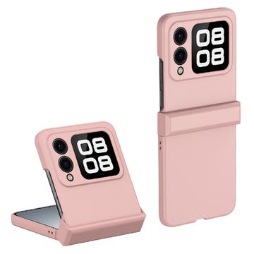 Coque Huawei Nova Flip en Plastique Caoutchouté - Rose