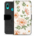 Étui Portefeuille Premium Huawei P Smart (2019) - Motif Floral