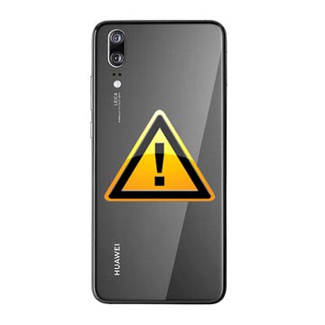 Réparation Cache Batterie pour Huawei P20 - Noir