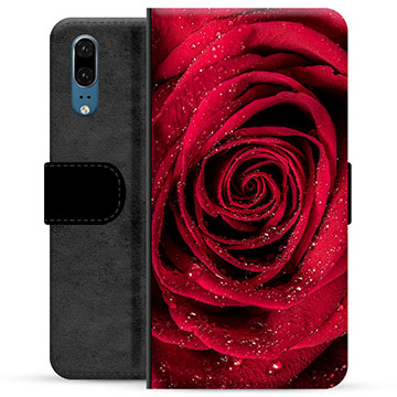 Étui Portefeuille Premium Huawei P20 - Rose