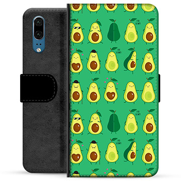 Étui Portefeuille Premium Huawei P20 - Avocado Pattern