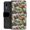 Étui Portefeuille Premium Huawei P20 - Graffiti