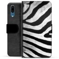 Étui Portefeuille Premium Huawei P20 - Zèbre