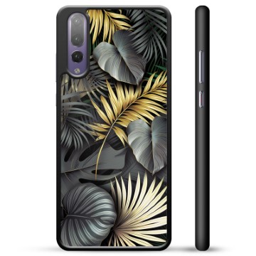 Coque de Protection Huawei P20 Pro - Feuilles Dorées