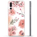 Coque Huawei P20 Pro en TPU - Fleurs Roses