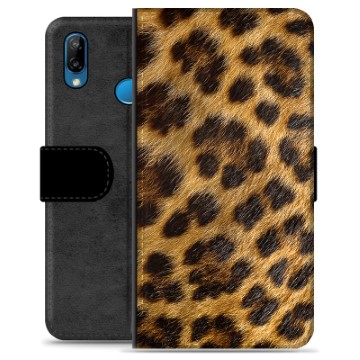 Étui Portefeuille Premium Huawei P20 Lite - Léopard