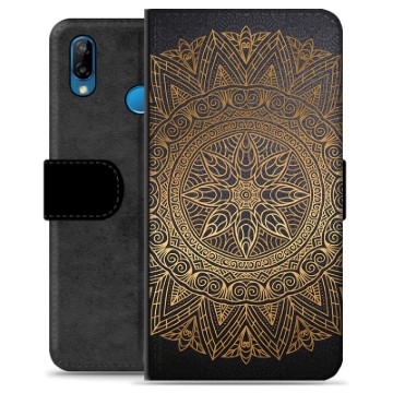 Étui Portefeuille Premium Huawei P20 Lite - Mandala