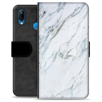 Étui Portefeuille Premium Huawei P20 Lite - Marbre