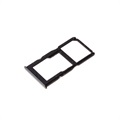 Logement Carte SIM et Micro SD 51661LWL pour Huawei P30 Lite - Noir